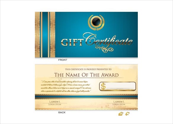 best gift certificate holiday template