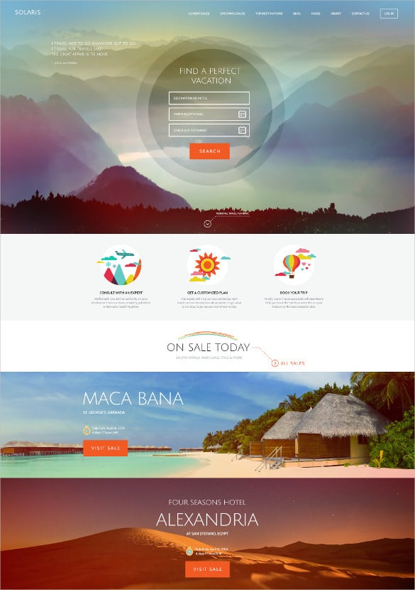 perfect travel agency wordpress theme