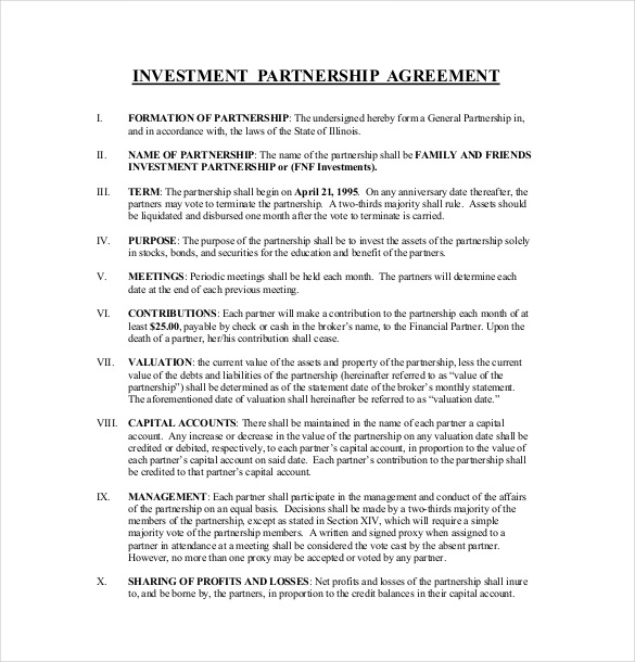 FREE 28+ Investment Agreement Templates in PDF | Google Docs | Pages ...