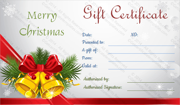 23 Holiday Gift Certificate Templates PSD Word AI