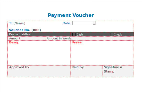 easily downloadable payment coupon template