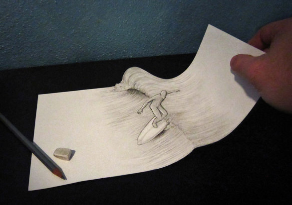 15+ Inspiring Examples of 3D Drawings & Paintings