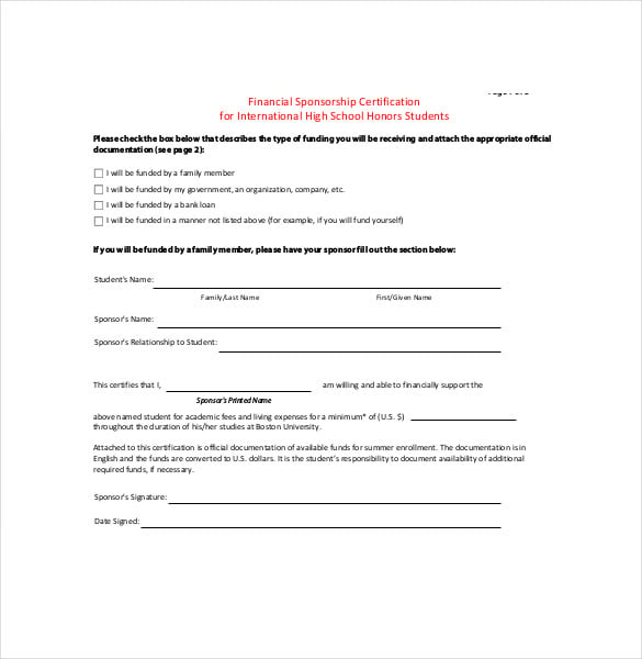 16-sponsorship-agreement-templates-free-sample-example-format