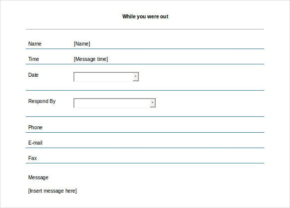 Voicemail Log Template Word from images.template.net