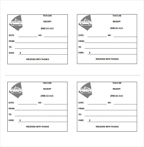 24+ Taxi Receipt Templates - Pdf, Doc