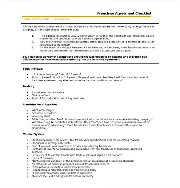 Franchise agreement renewal letter sample