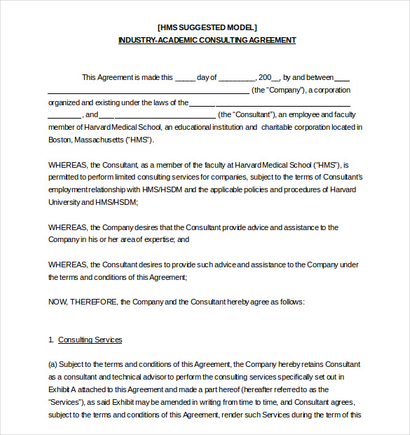 HR Agreement Template - 7+ Free Word, PDF Format Download