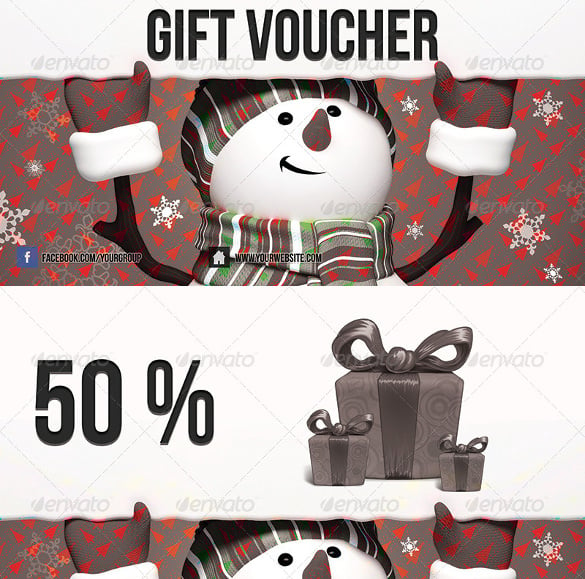 christmas coupon template download