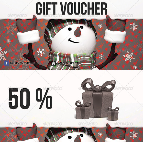 téléchargement du modèle de coupon de Noël