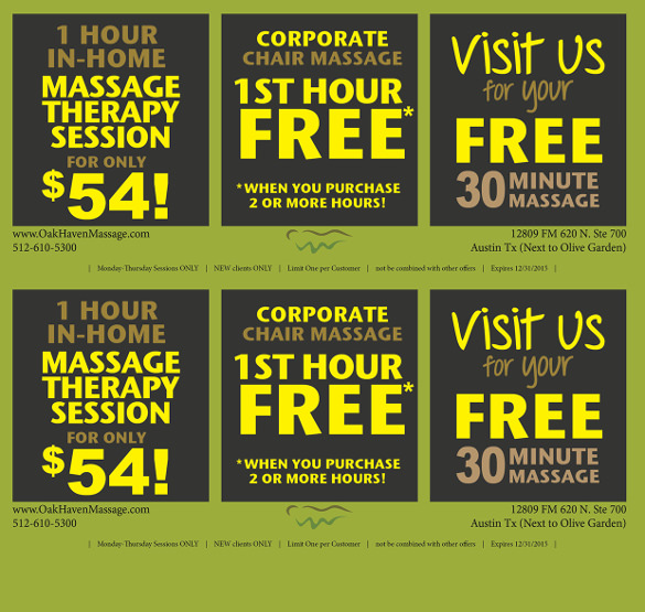 18 Coupon Flyer Templates PSD Indesign