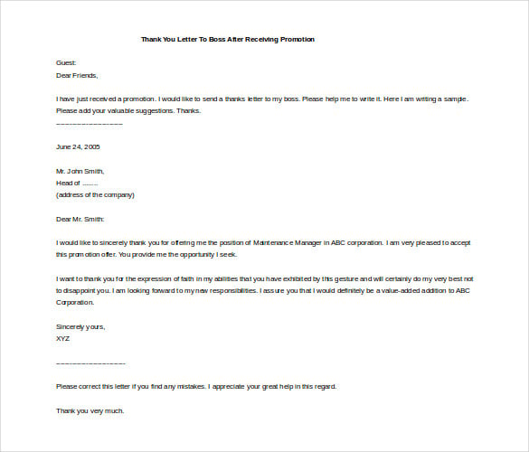 thanks-letter-to-boss-after-receiving-promotion-sample-template
