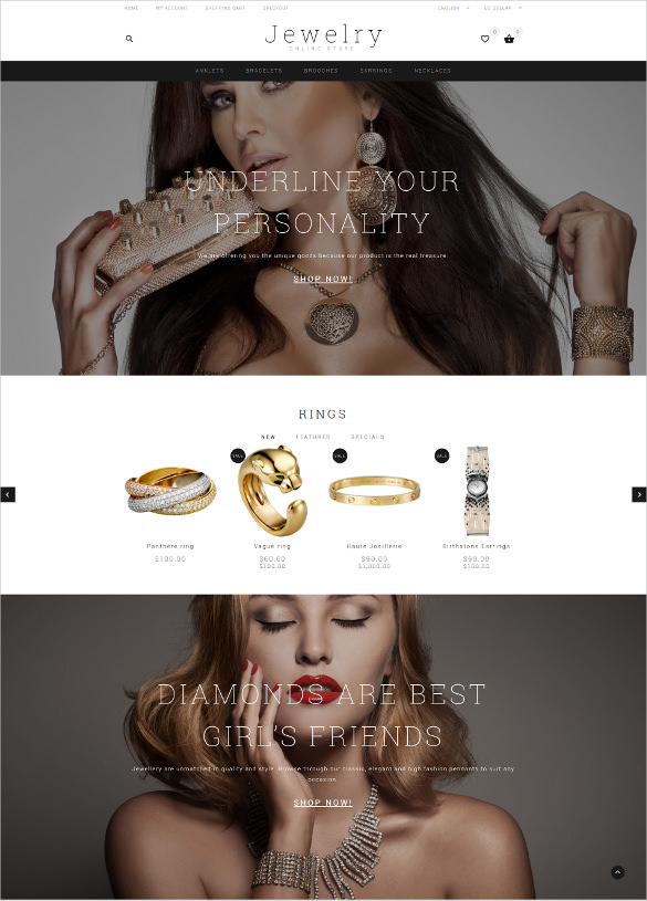 14+ Jewelry OpenCart Themes & Templates