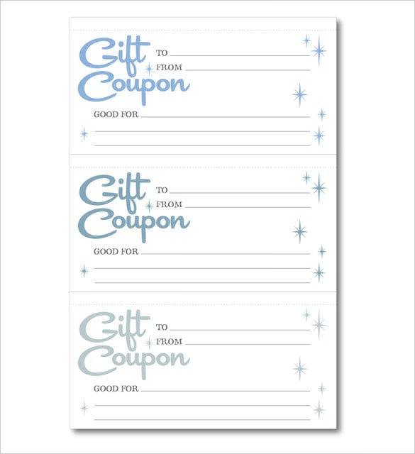 easy to print homemade coupon template download
