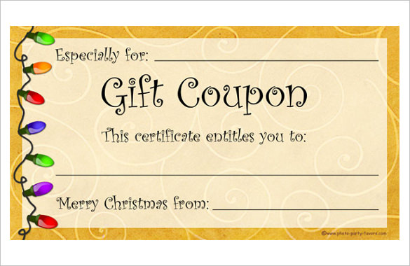 28 Homemade Coupon Templates Free Sample Example Format Download 