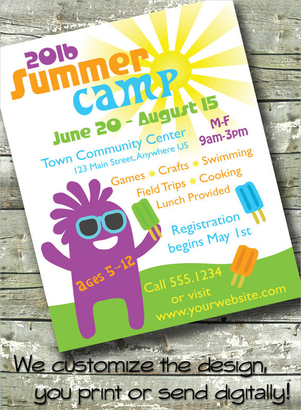 51+ Summer Camp Flyer Templates - PSD, EPS, InDesign, Word