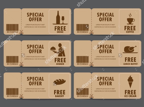 multiple business coupons for food industry
