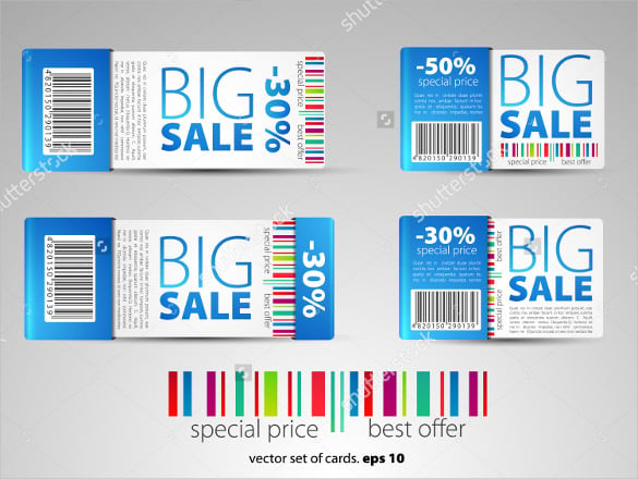 big sale business coupon template download