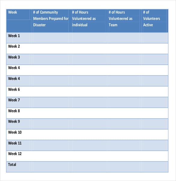 goal tracking template pdf download