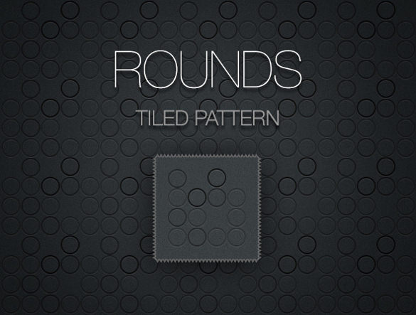 round shape tile pattern
