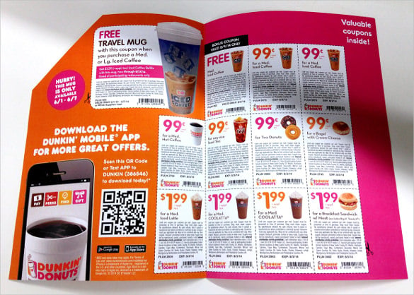 coffe day coupon book template free download