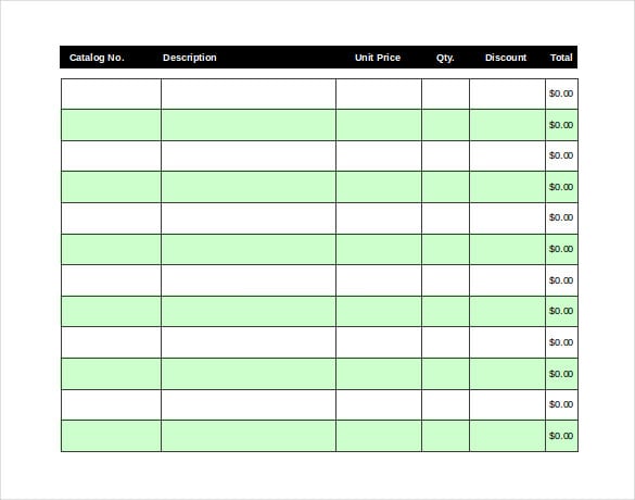 online purchase order request excel template download1