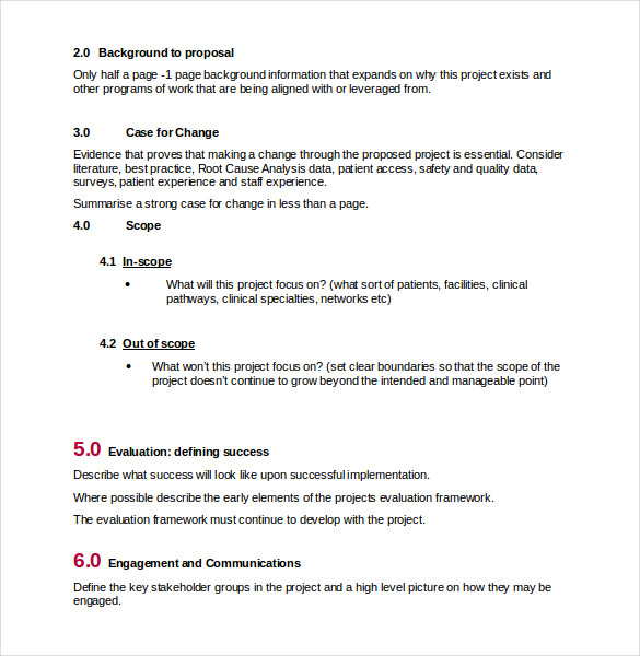 21+ Word Project Templates in MS Word | Google Docs | Google Sheets ...