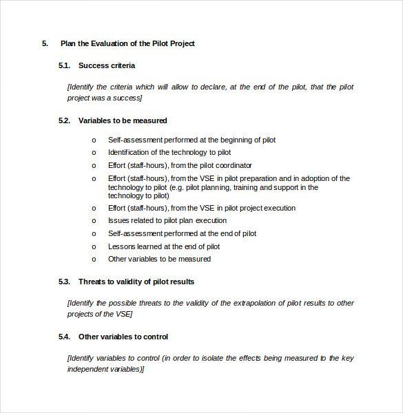 tv pilot outline examples