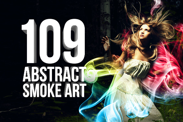 abstract smoke art