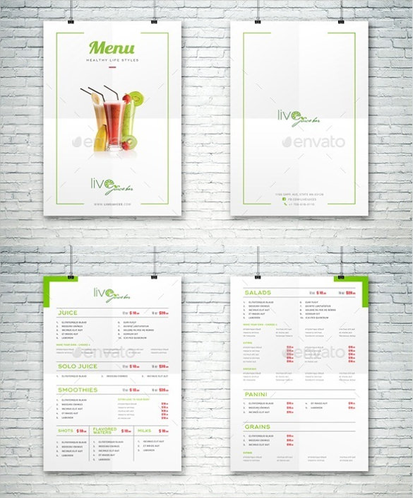 restaurant bar menu template vector eps format download