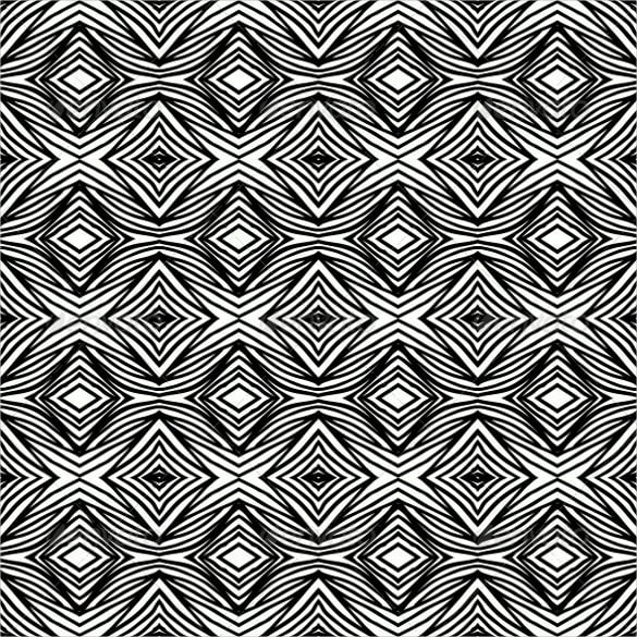 simple geometric black and white pattern