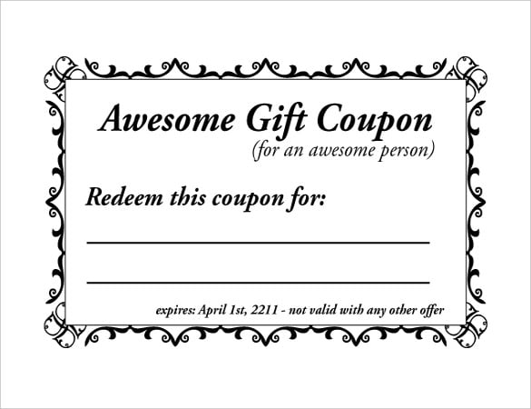 birthday coupon template