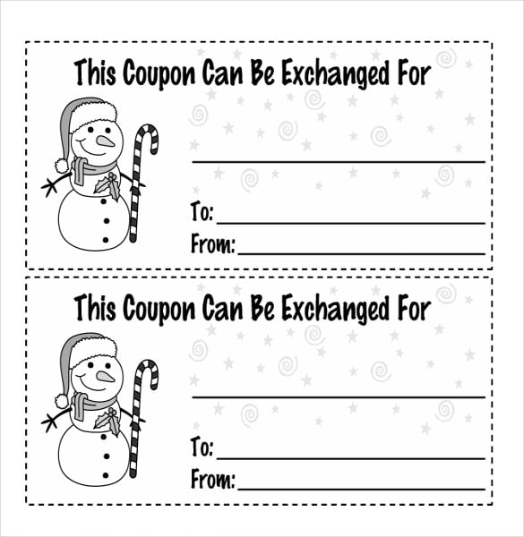 kid coupon template