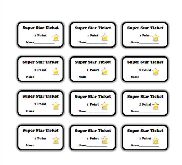 Homework Voucher Template
