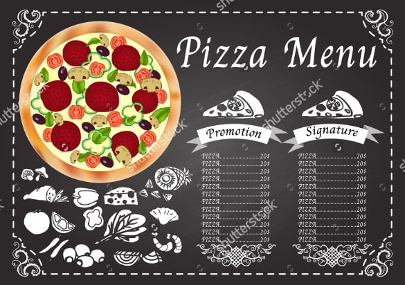 33  Pizza Menu Templates Free Sample Example Format Download Free