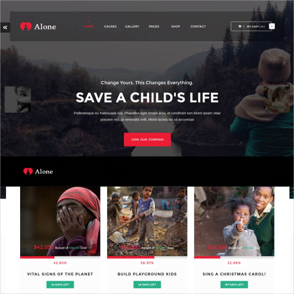 charity multipurpose non profit html5 wordpress theme