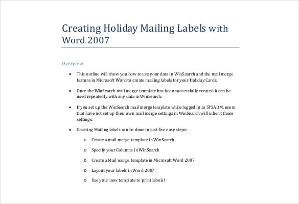 free download pdf creating holiday mailing labels template