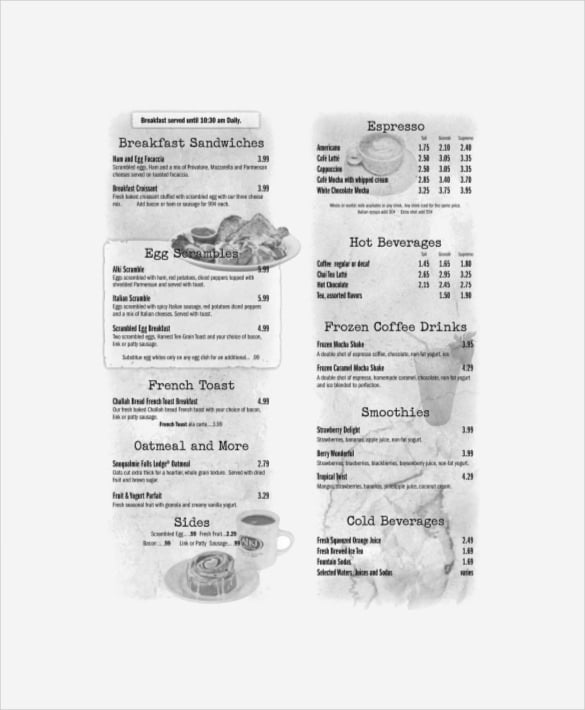 alki bakery cafe menu pdf format download
