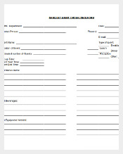 Banquet Event Order Document Free Download
