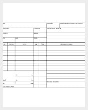 Garage Repair Order Template PDF Format