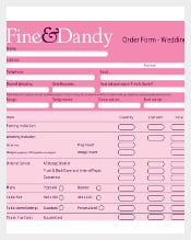 Online Wedding Plan Order Document to Download