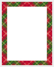 Holiday Letterhead Sationery Template