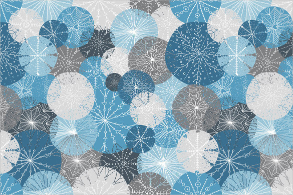 frozen-snowflake-pattern