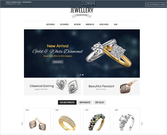 21+ Jewelry PrestaShop Themes & Templates