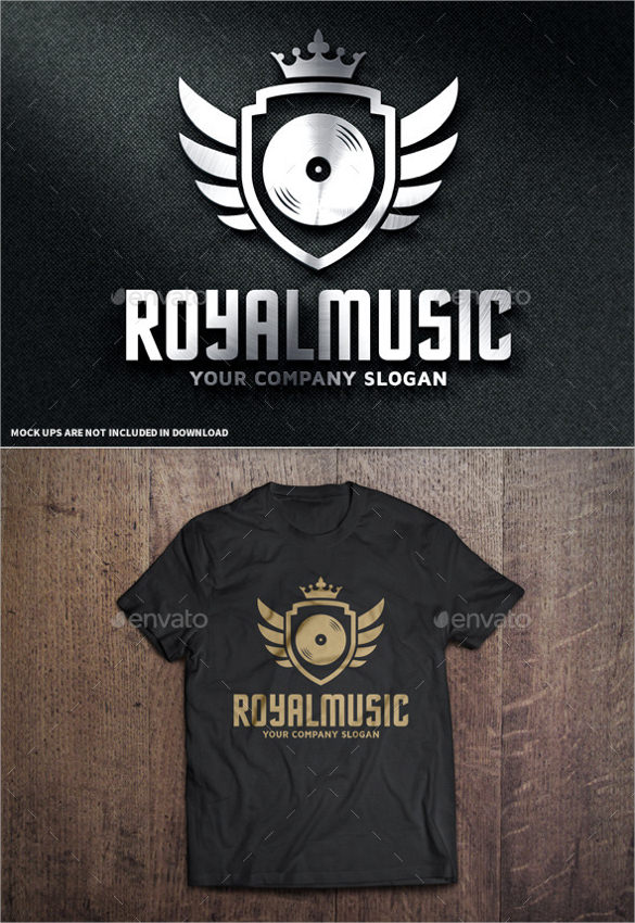 royal music logo template download