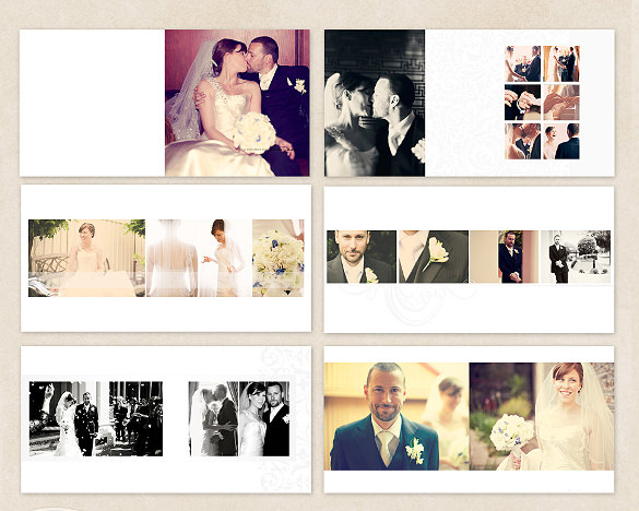 wedding album template for download