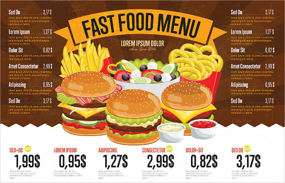 fast-food-price-menu-template-sample-download