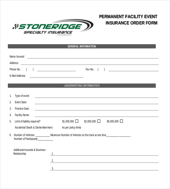 26+ Event Order Templates MS Excel, MS Word