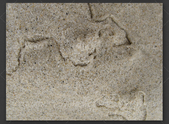an array of ten sand texture