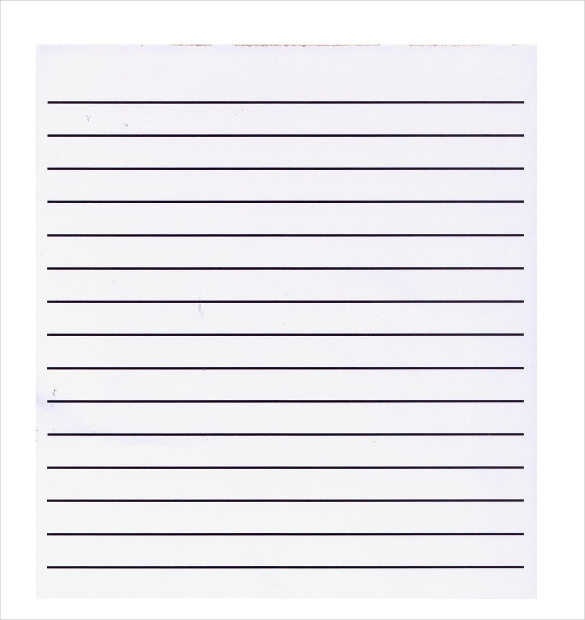 Ruled Paper Word Template