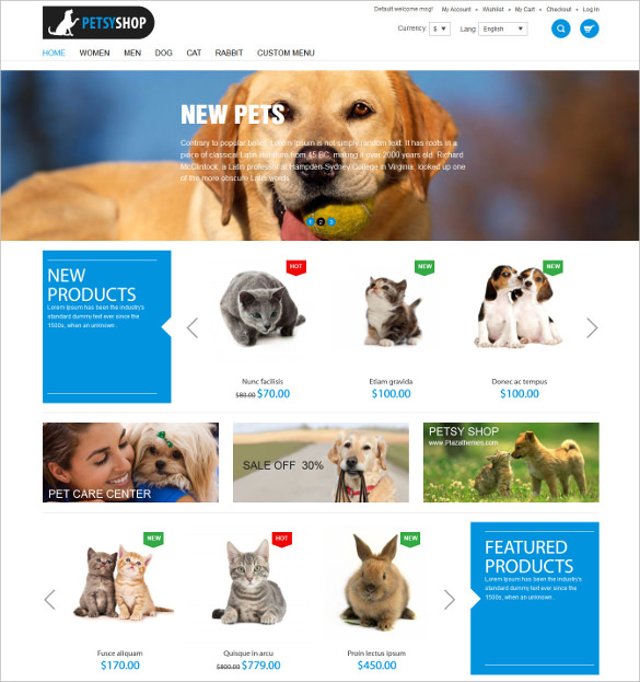 15+ Animal & Pets Magento Themes & Templates